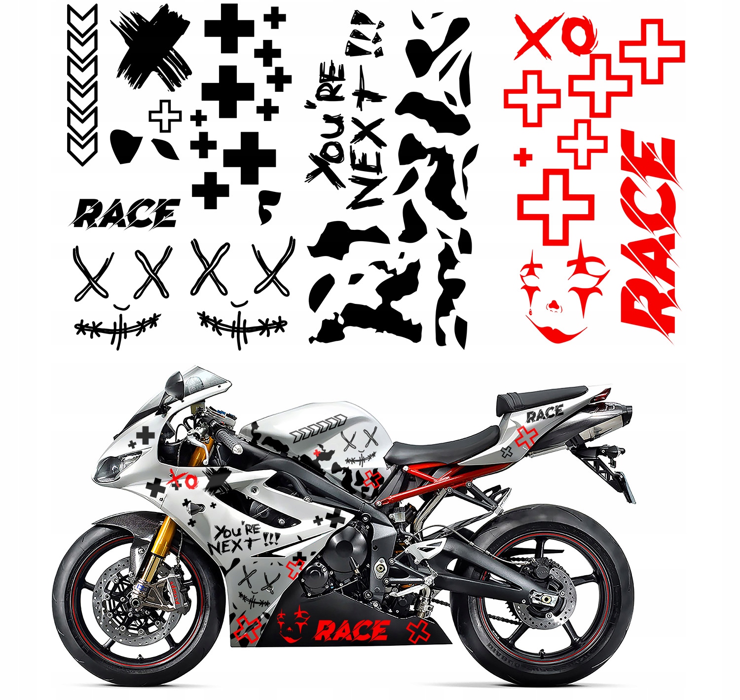 

Naklejki na Motocykl Motyw You're Next 164 x 44 cm