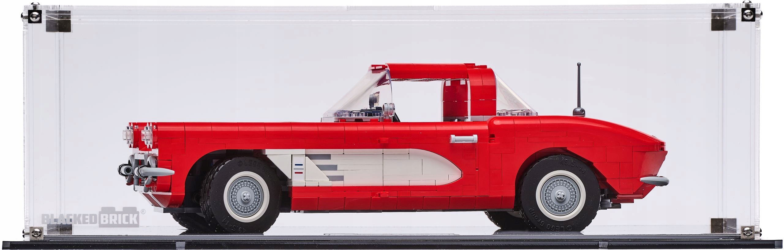Vitrína Blacked Brick pre Lego 10321 Icons Corvette