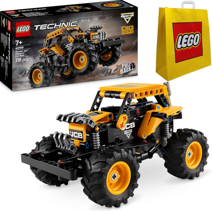 Lego Technic 42199 218 dílků Monster Jam DIGatron s motorem taška