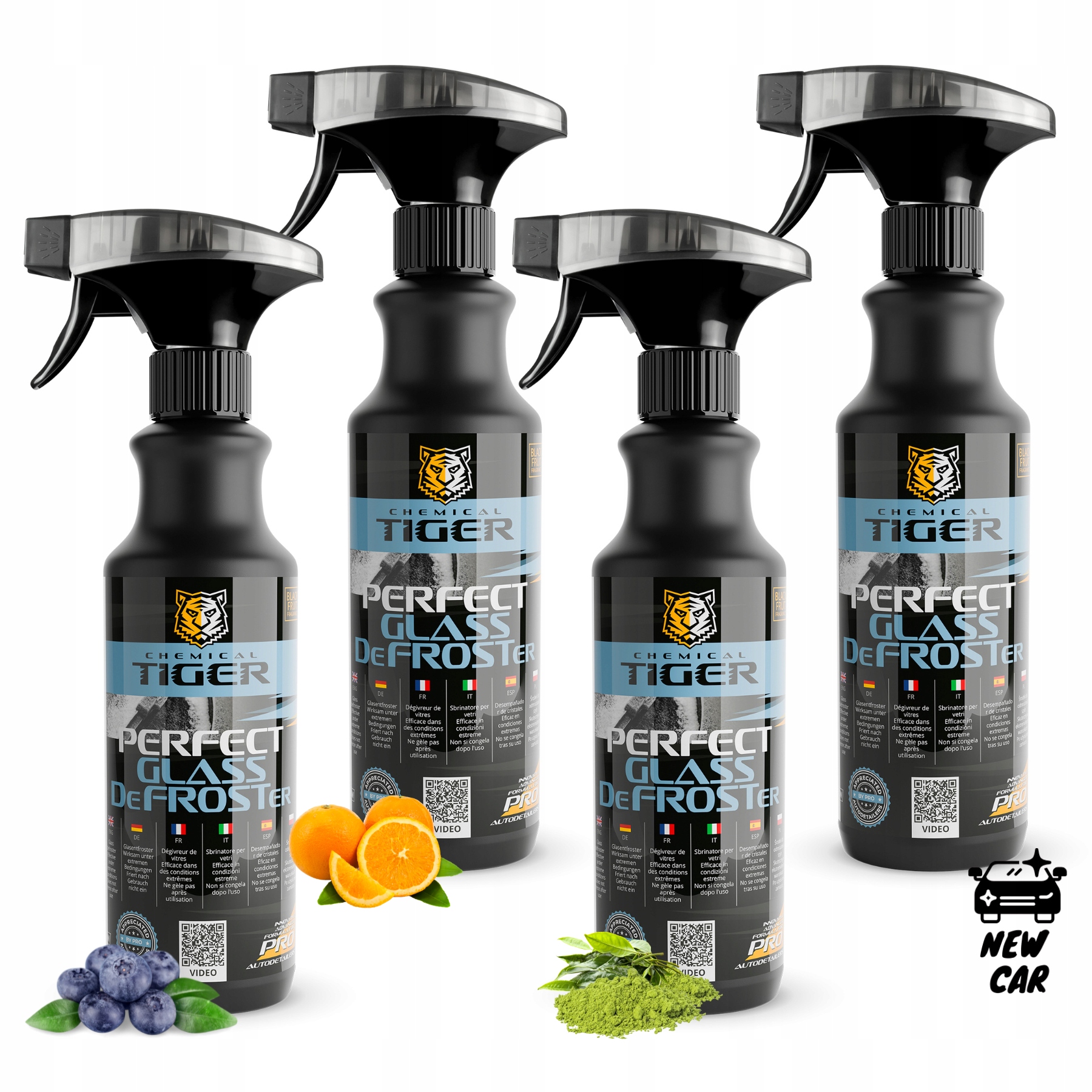 Odmrażacz do szyb samochodowych Płyn zimowy do odmrażania 2L Zapachowy