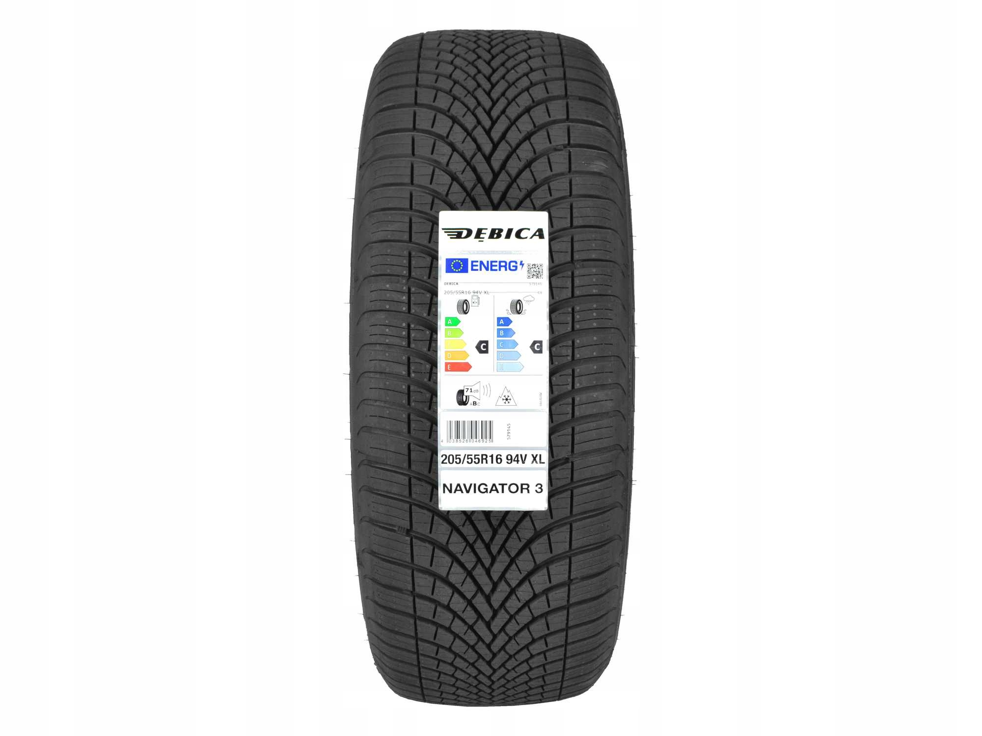 2 Opony całoroczne 205/55R16 DĘBICA NAVIGATOR 3 2024 r Rok produkcji 2024