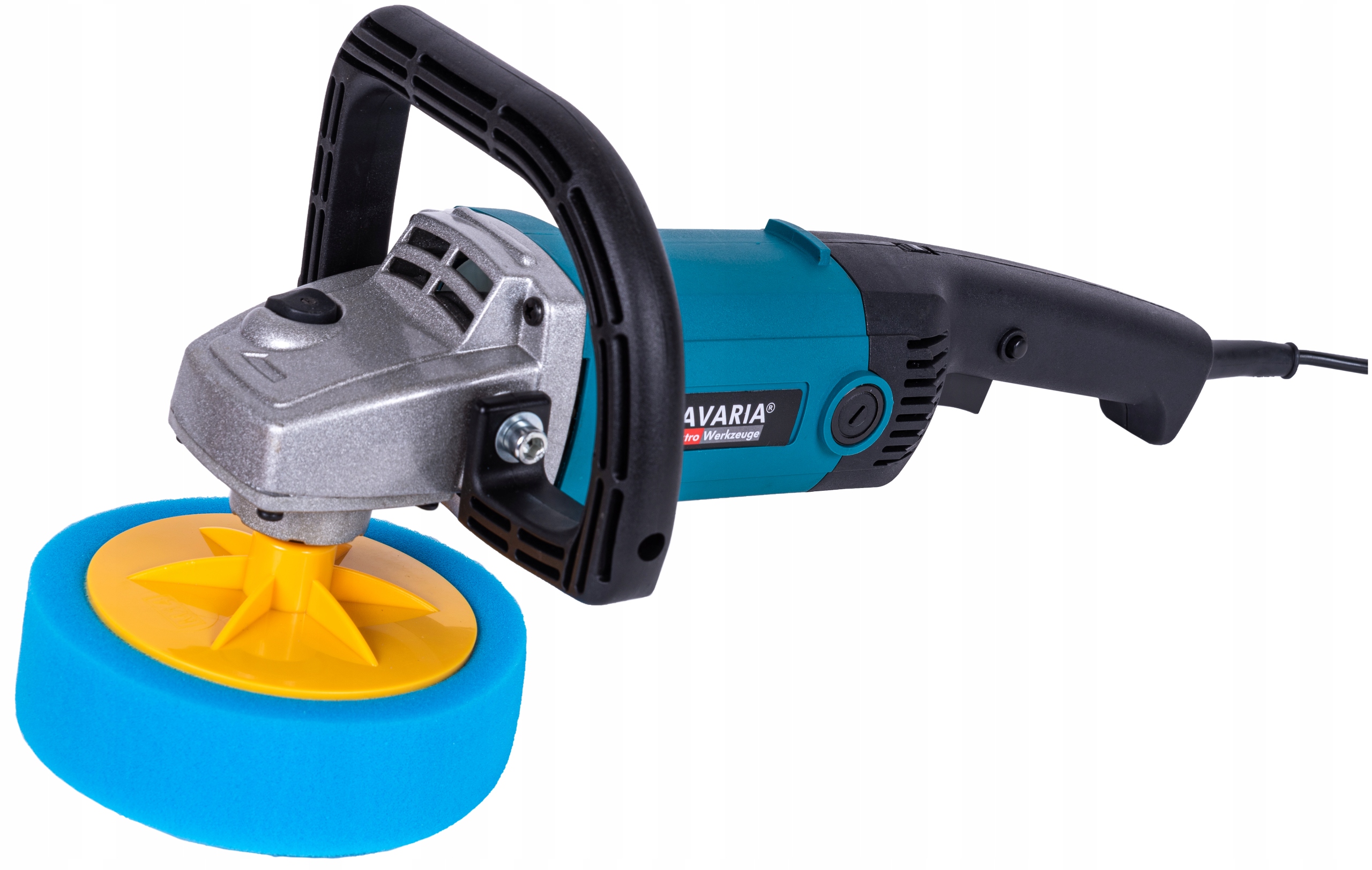 POLERKA SAMOCHODOWA SZLIFIERKA ZESTAW GABKA PASTA Mark Bavaria