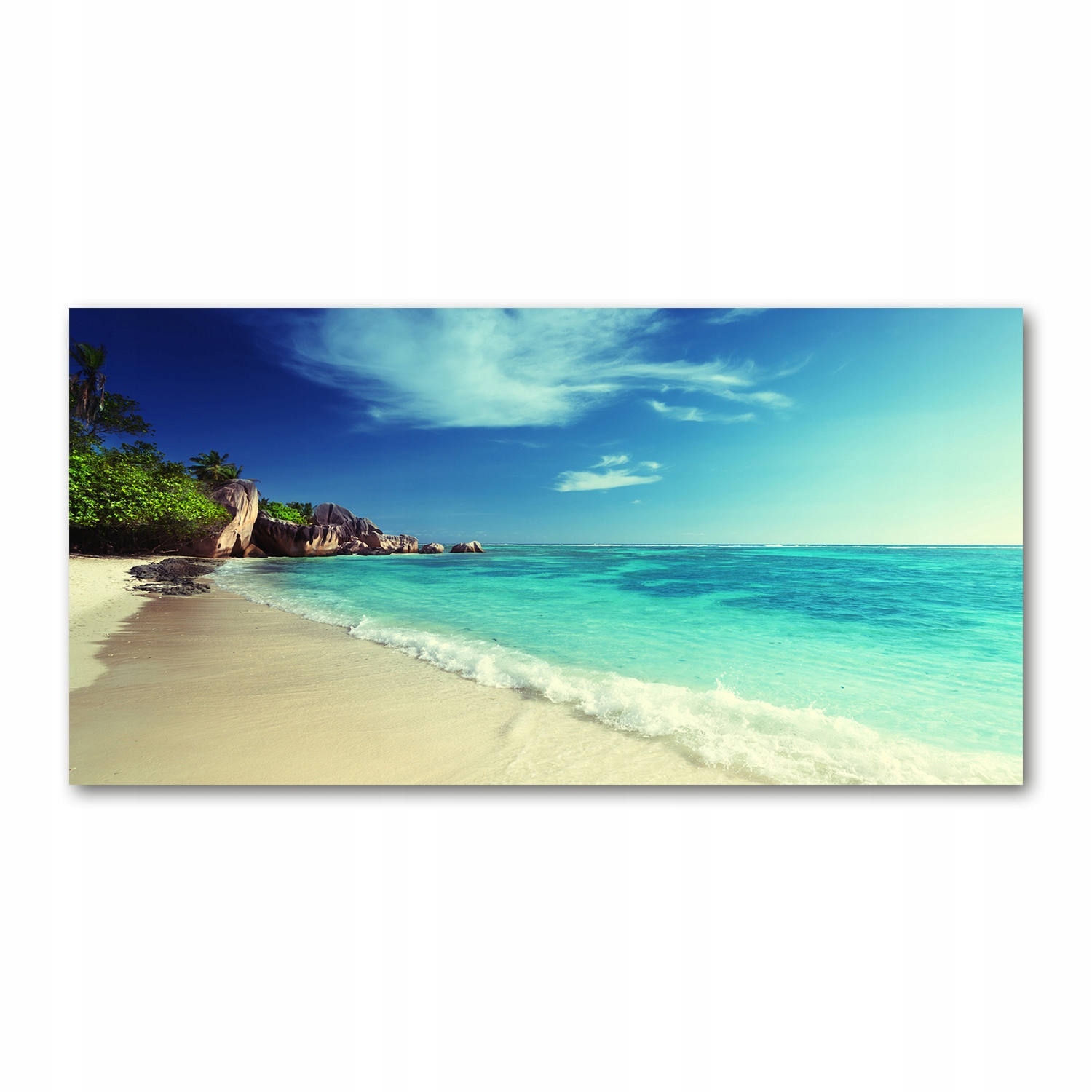

Foto obraz akryl zdjęcie Seszele plaża 120X60 cm