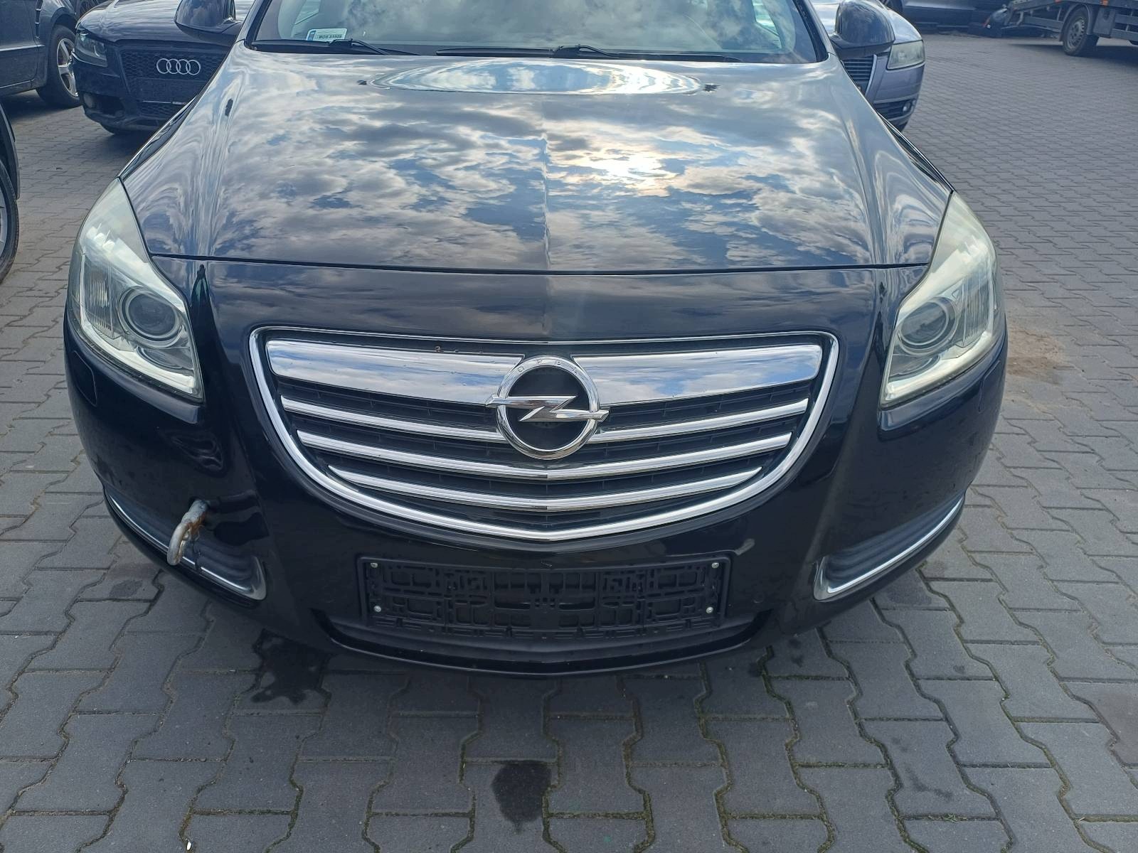 complete front bonnet bumper light XENON OPEL INSIGNIA A Z20R