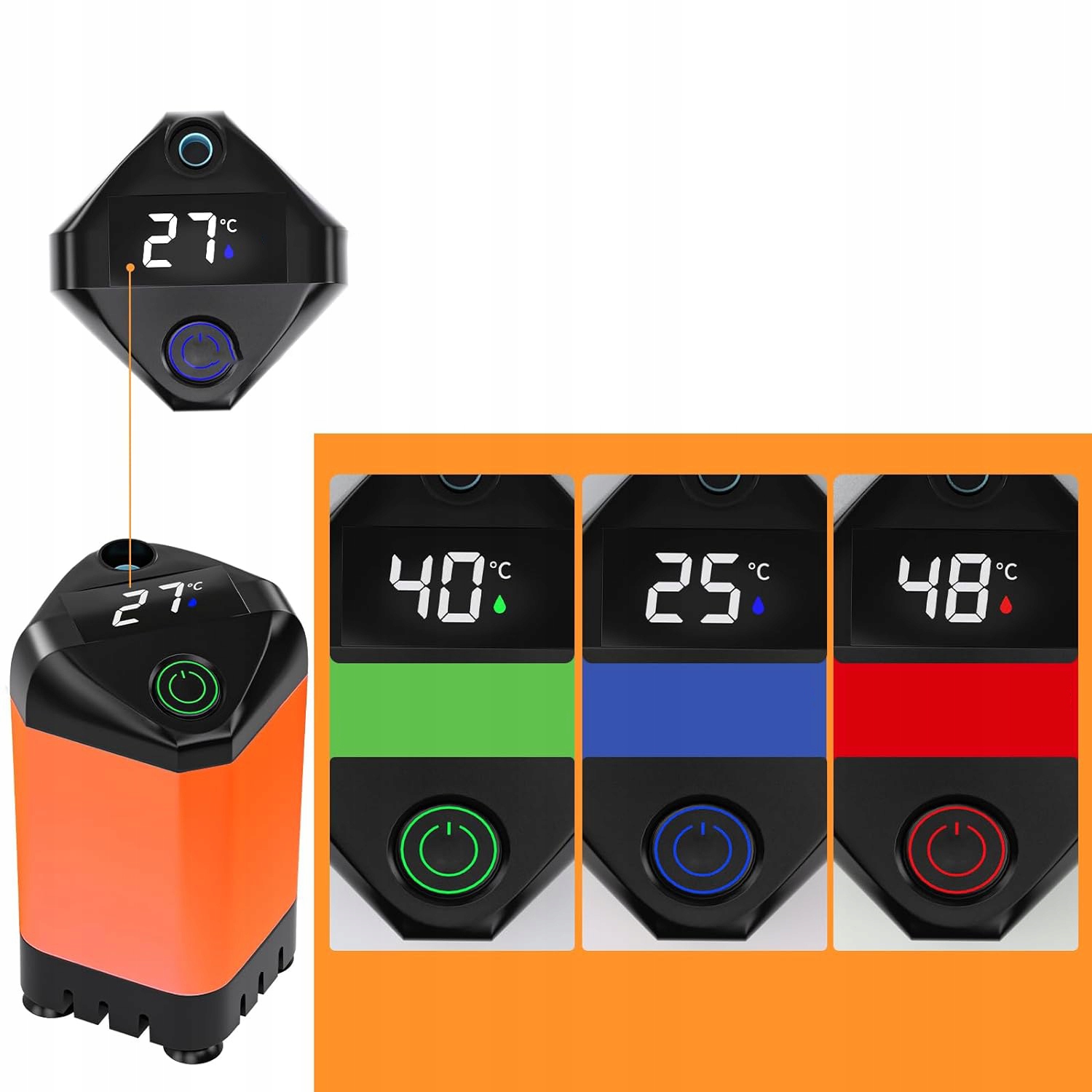 Prysznic Turystyczny Kempingowy Polowy Pompa Prysznicowa Model prysznic elektryczny