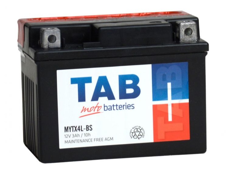 

Akumulator motocyklowy żelowy MYTX4LBS 12V 3Ah 40A