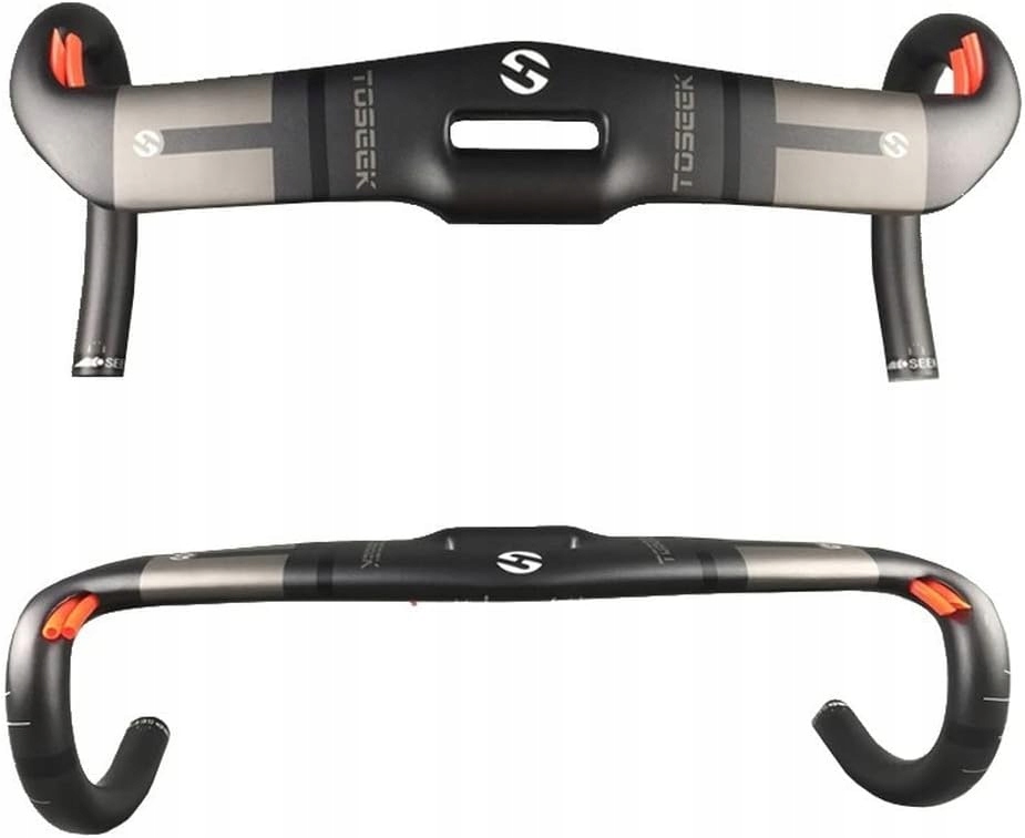 Zintegrowana kierownica, karbonowa do roweru szosowego 31,8 x 420 mm