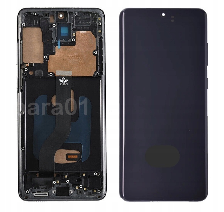 Nowy Ekran LCD Samsung S20 Plus 5G Galaxy S20+ 5G SM-G986b Z Ramką Czarny