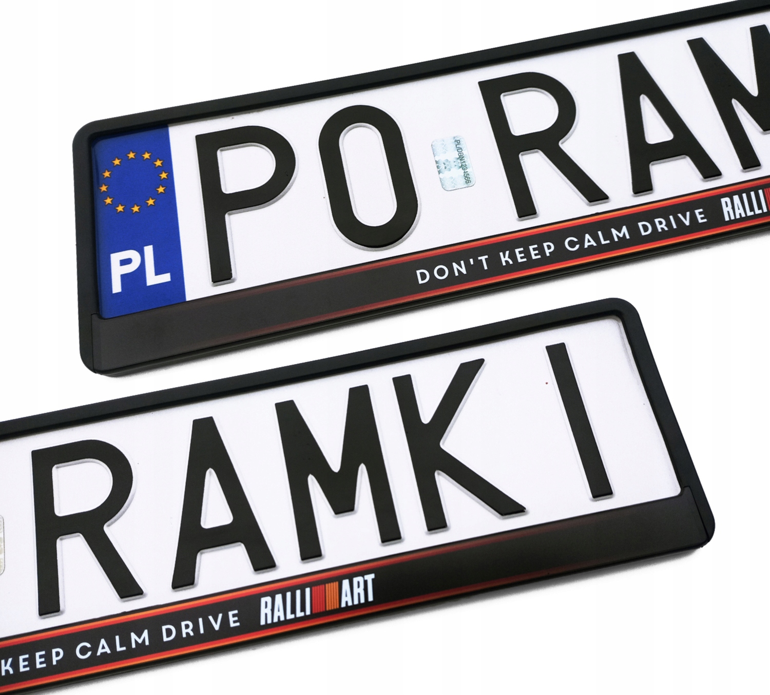 Mitsubishi Ralliart Lancer Evo Outlander Mirage ramki do tablic pod tablice