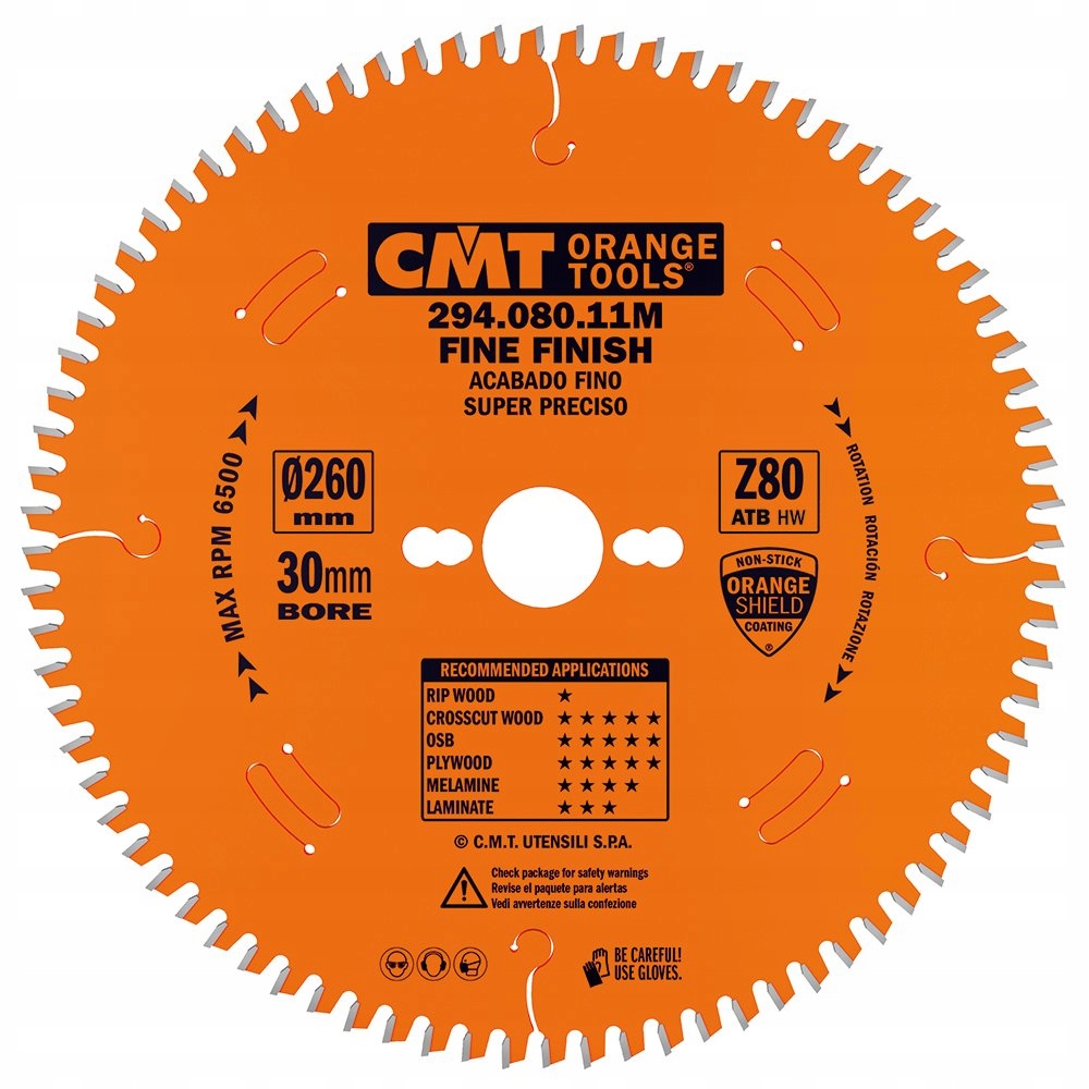 

Cmt Piła Hm do drewna 260x30x80Z /-5° Neg./ Kapex