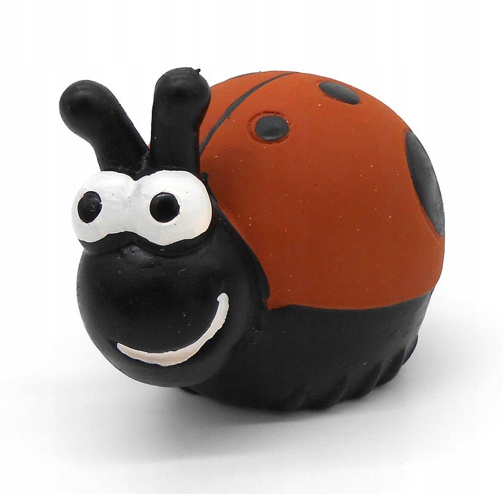 ZABAWKA GUMOWA PISZCZAŁKA DLA PSA BIEDRONKA GRYZAK