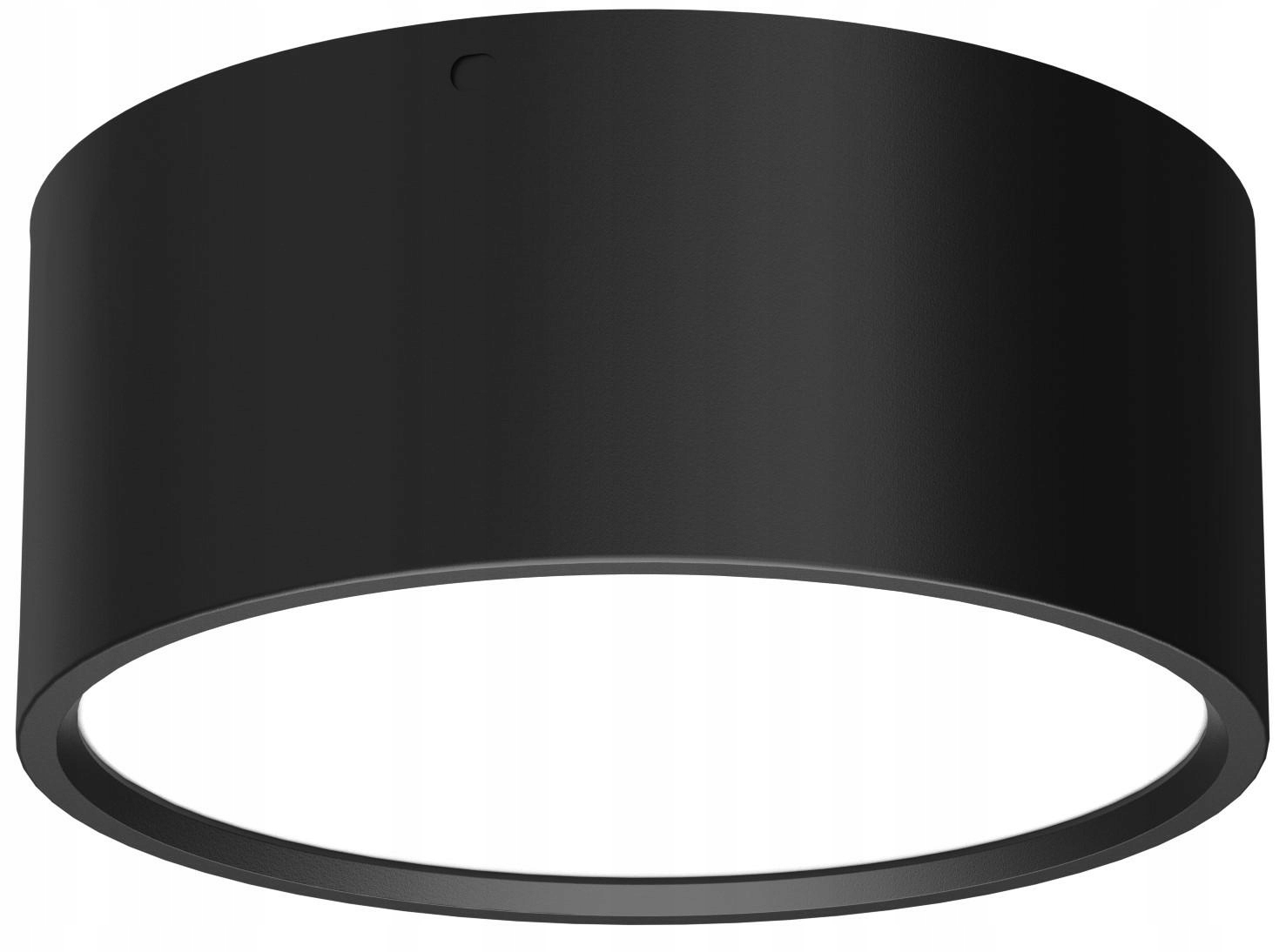 Bodové svítidlo Stropní Svítidlo Stropní Svítidlo Tuba Downlight Led Černá 1x15,4W Led