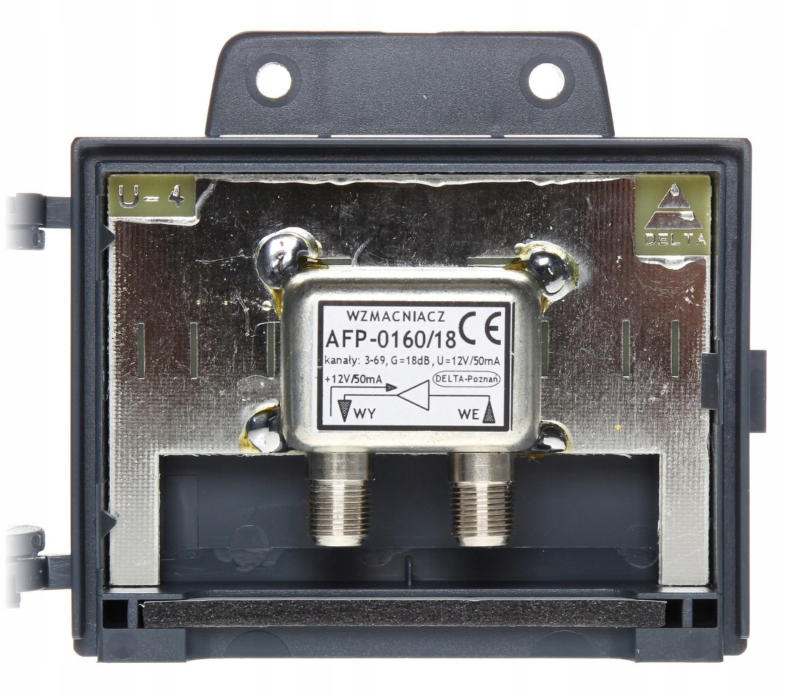 WZMACNIACZ ANTENOWY AFP-0160/18 18 dB Model AFP-0160/18