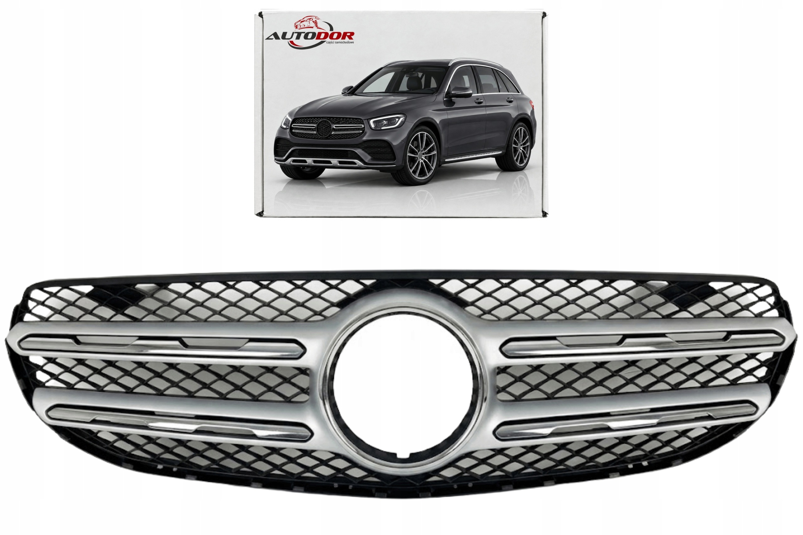 Mercedes Glc X253 Lift 2019-2022 Přední Atrapa Gril Chrom A2538800002