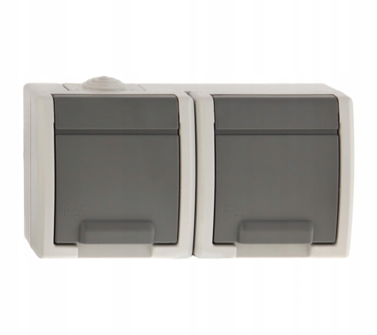 

Aquant Gniazdo 2x z/u 16A IP55 szare 1242-10