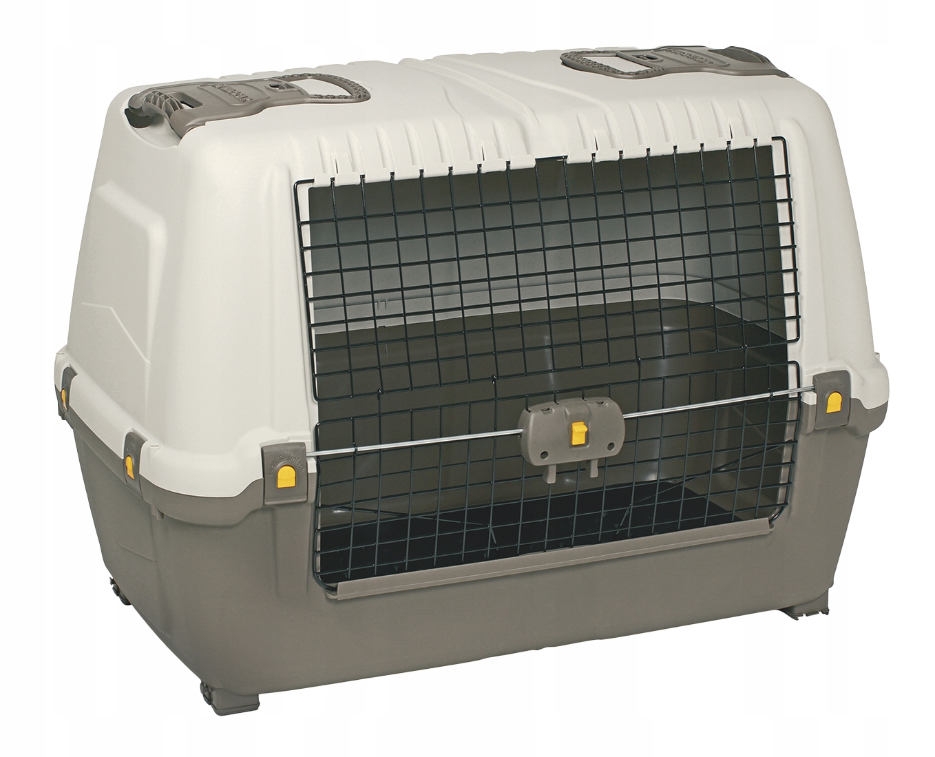 Transporter dla psa duży do 40kg brązowy Skudo Car 100 99x60x68cm