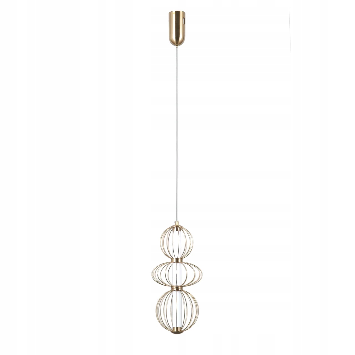 Italux Závesná lampa Rabel Zlatá Led 10W 3 Bod svetla 3000K