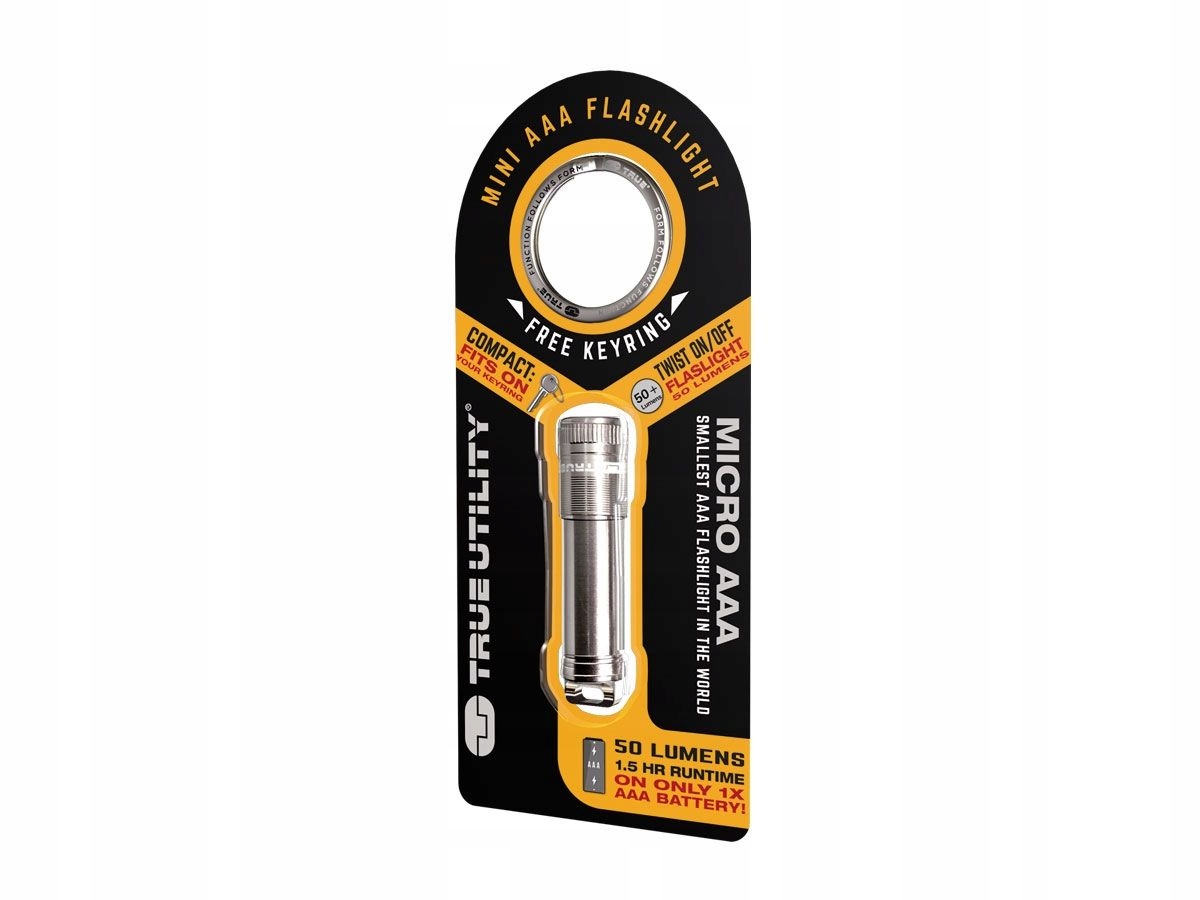 True Utility Micro Aaa Keyring Pack TU312K