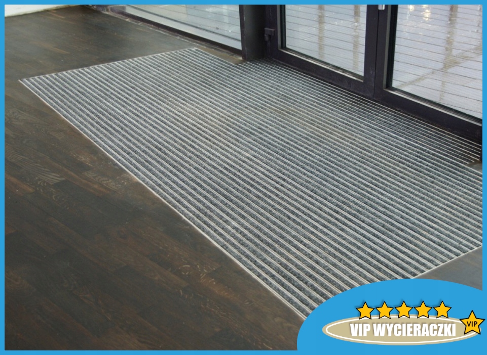 WYCIERACZKA POD DRZWI ZEWNĘTRZNA ALUMINIOWA - *PREMIUM* RYPS 12mm 75x50 Grubość 12 mm