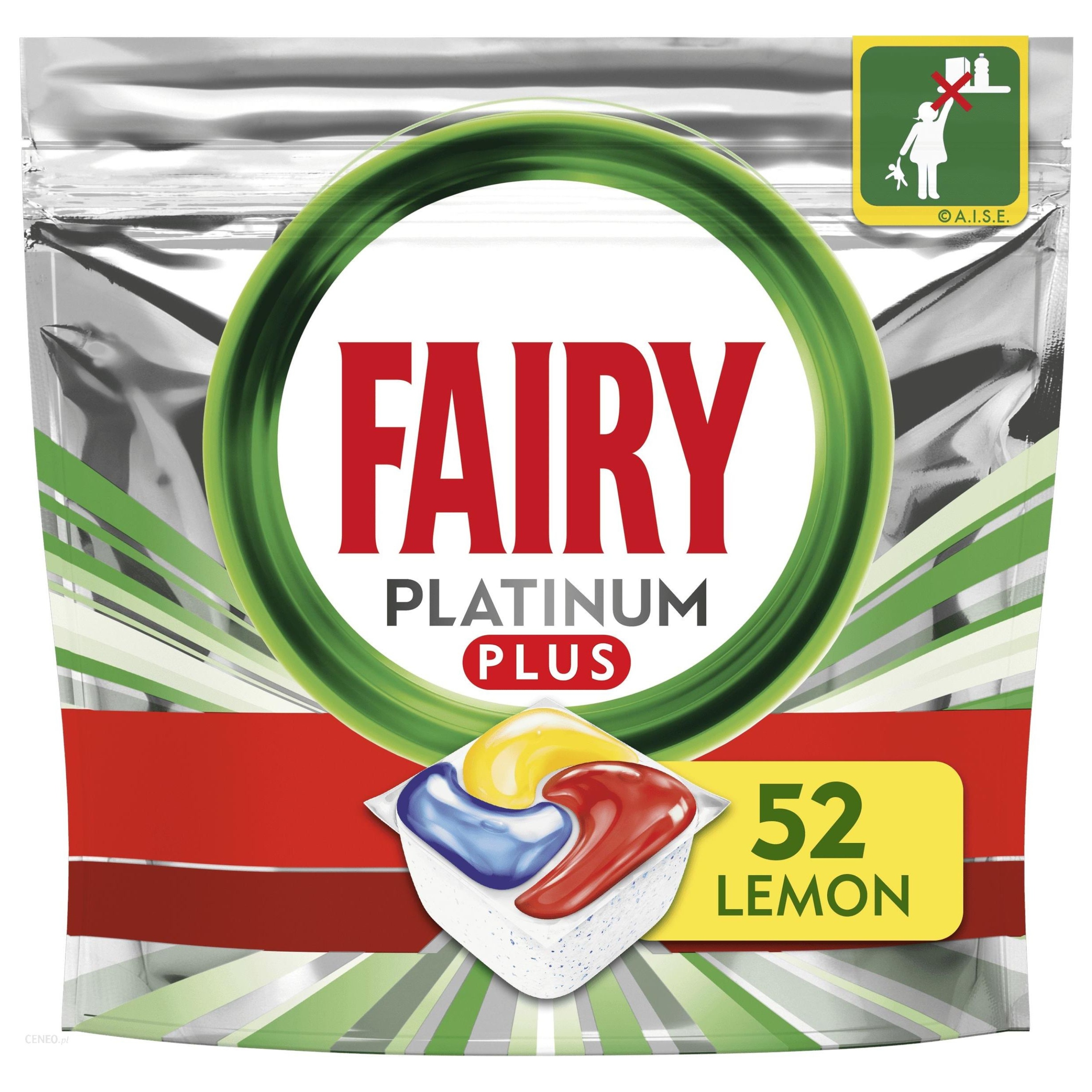 

Fairy Platinum kapsułki do zmywarki 52 szt. Lemon