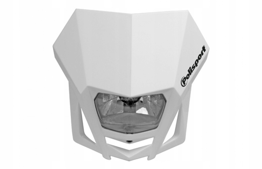 Polisport Predná Lampa Model LMX (halogénová Žiarovka) Farba Biela ()