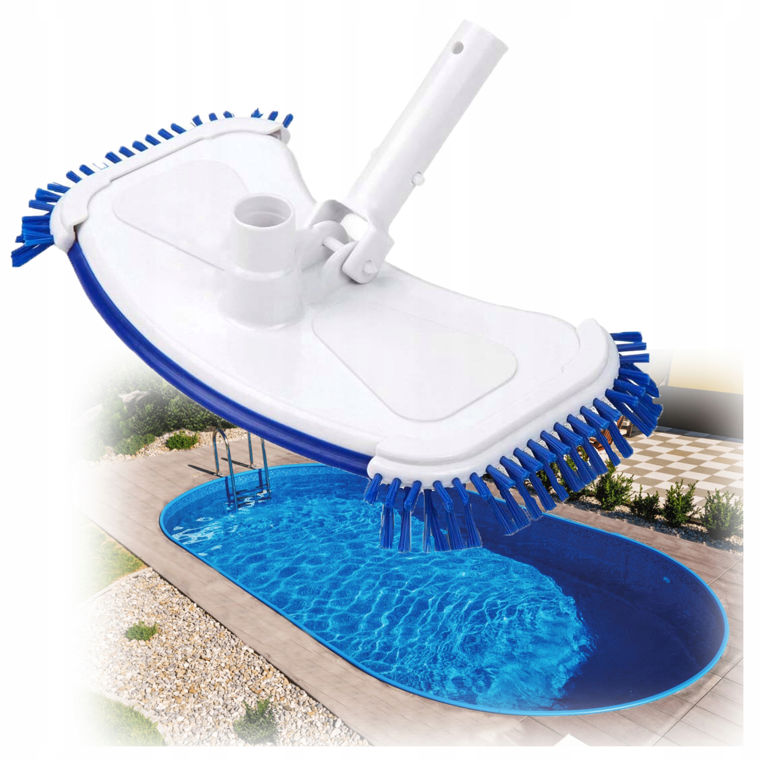 Gamix Kartáčová Hlavice S Bočními Kartáči Pro Čištění Bazénu 35 CM