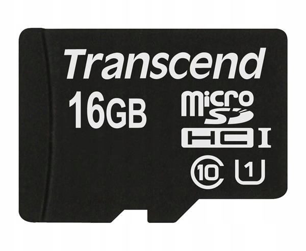 Karta Transcend MicroSDHC 16GB Premium, Class 10 Uhs-i 300x, bez…