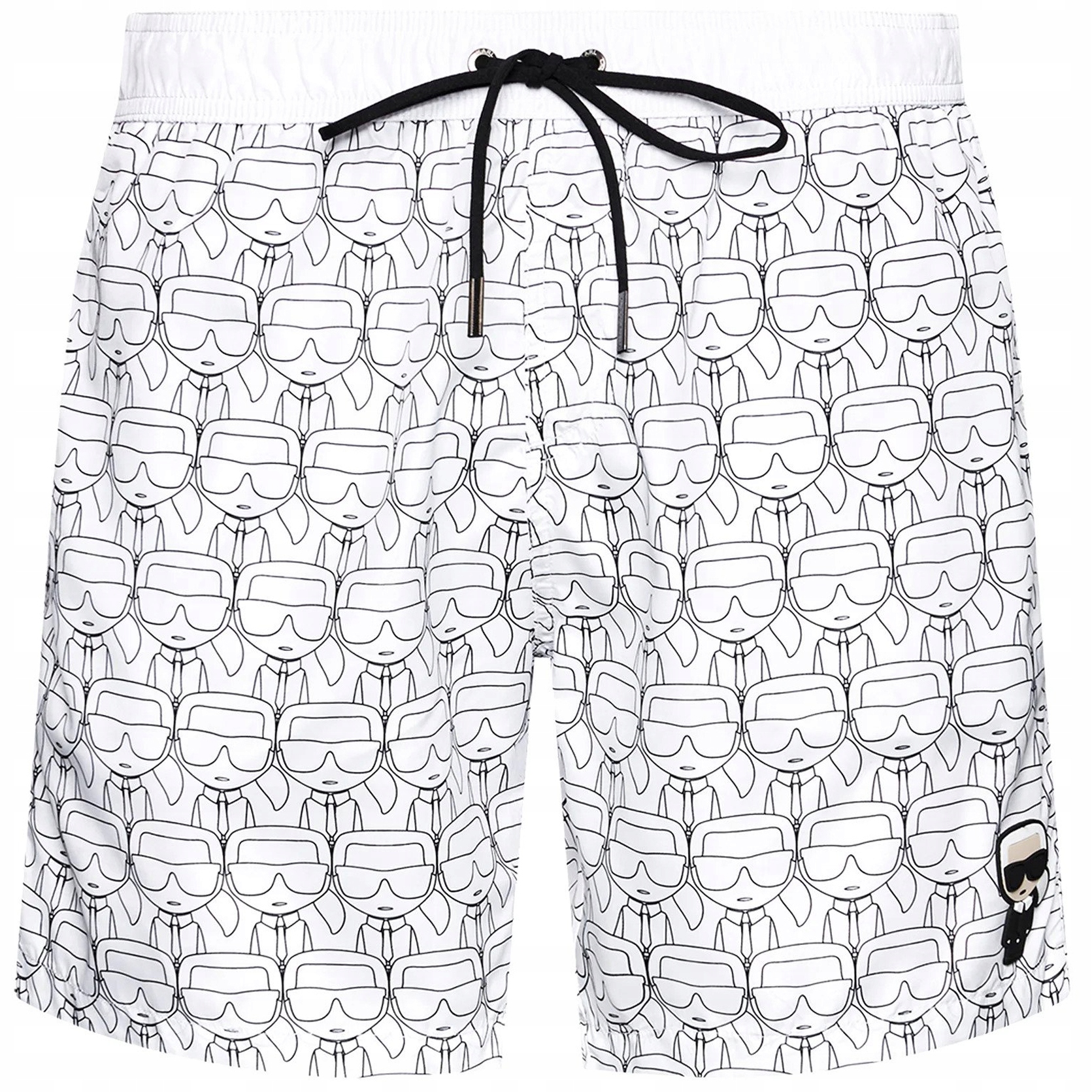 Karl Lagerfeld kąpielówki szorty męskie białe Medium Boardshort XL