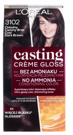 

Loreal Casting Creme Gloss 3102 Chł. Ciemny Brąz