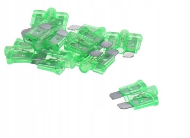 

Bezpiecznik płytkowy z diodą Led 19 mm 30A