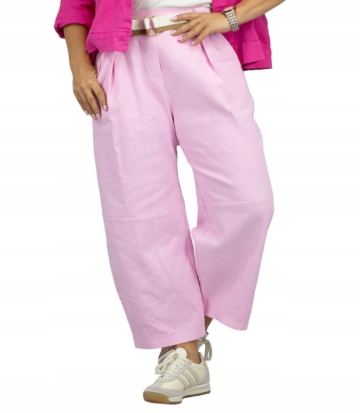 Dámské vypasované kalhoty Mom Jeans s páskem Agrafka unisize