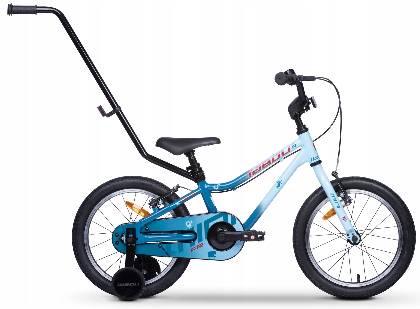 Rower Dziecięcy Rowerek 18 Cali Dla Dziewczynki Prowadnik Koła Boczne Tabou