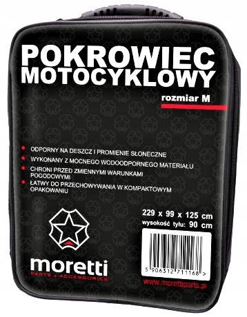 POKROWIEC MOTOCYKLOWY MORETTI ROZ- M MOTOR SKUTER