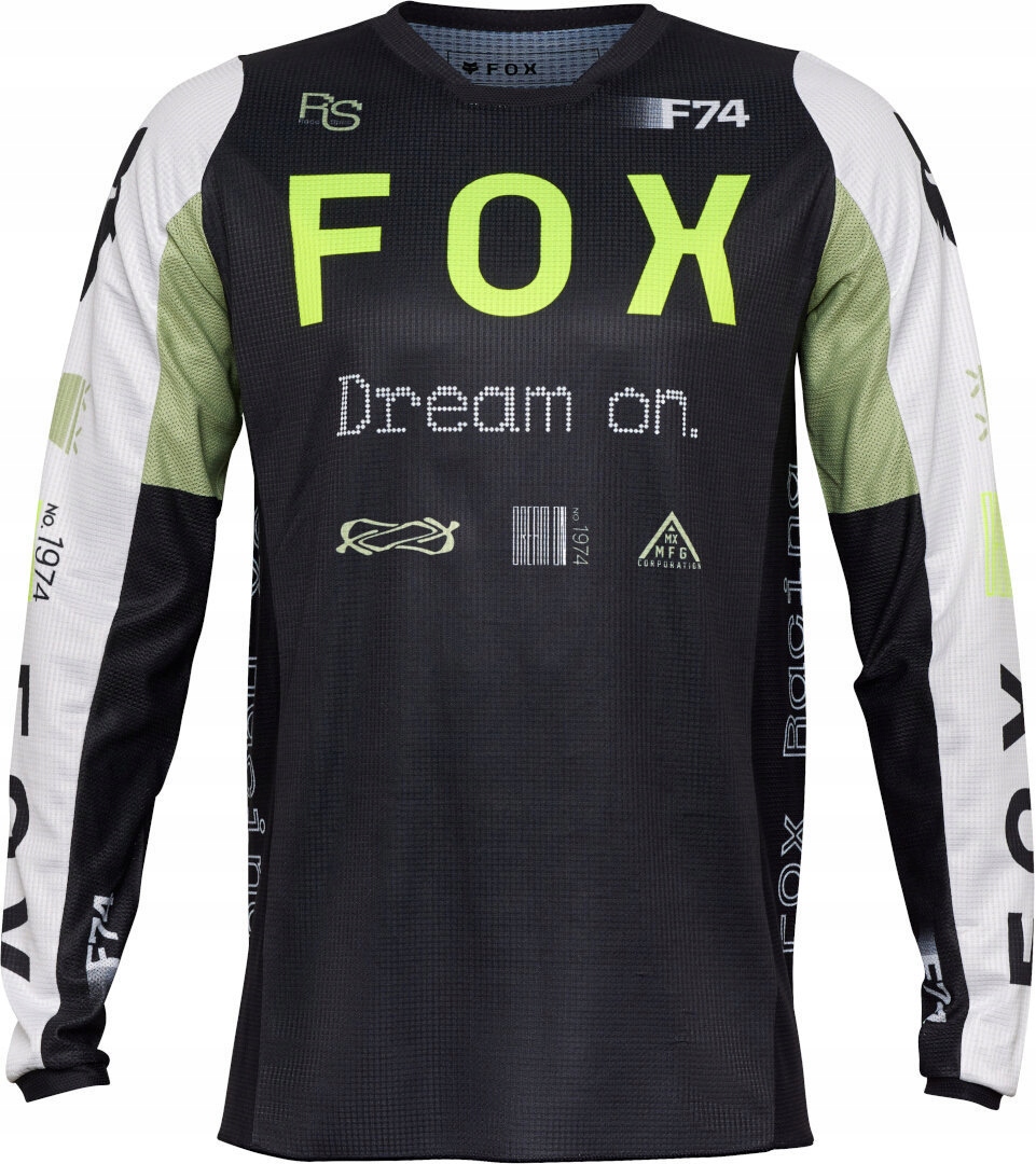Fox 180 Race Spes Pale Green Pánska Motocyklová Mikina Offroad Jersey