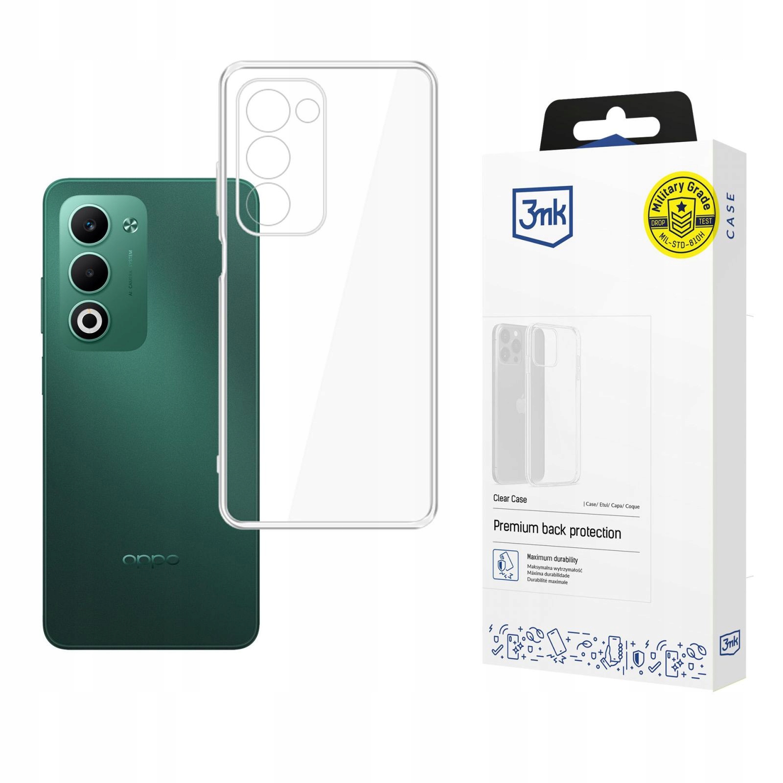 Oppo A5 5G/ A5M 3MK Clear Case