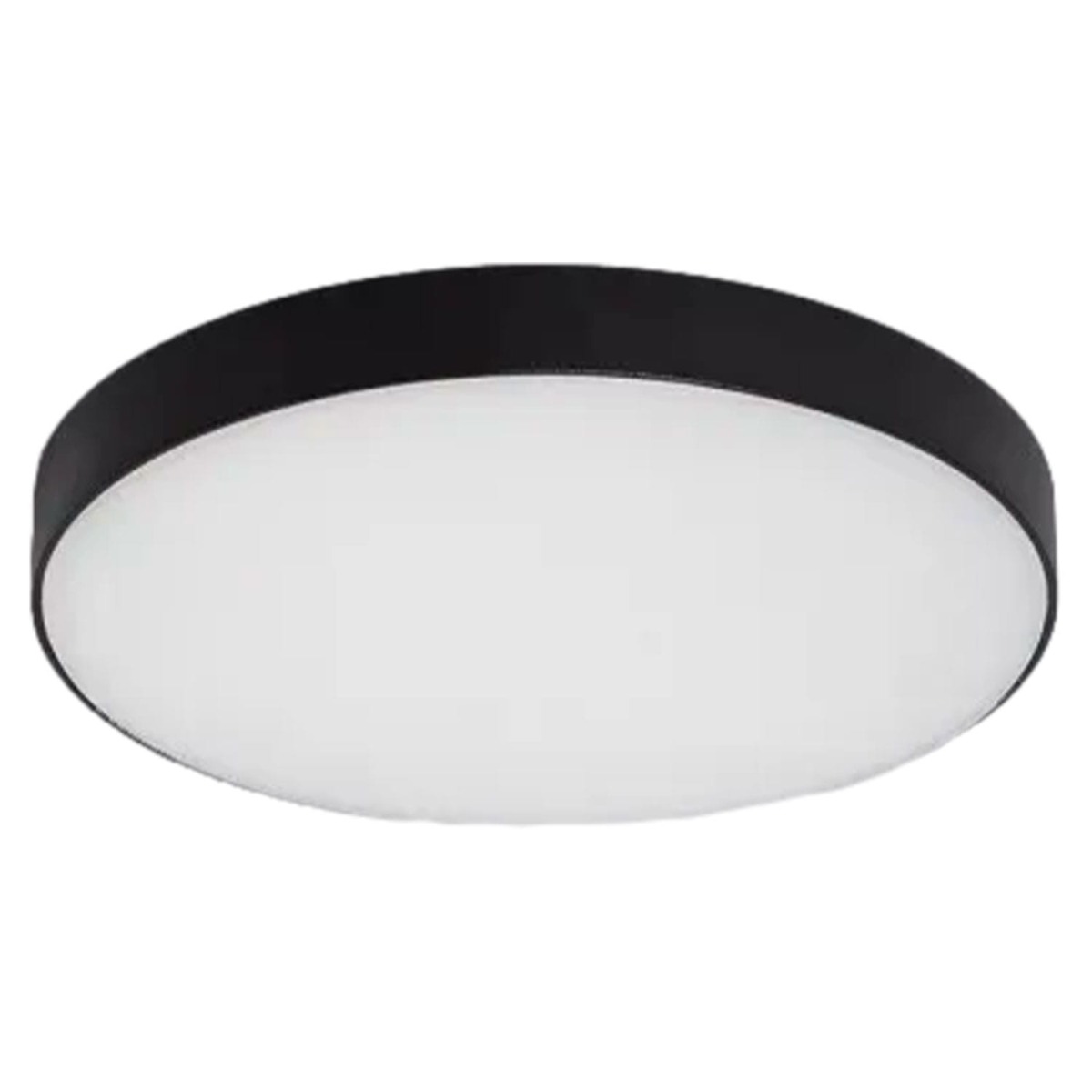 Stropní Svítidlo stropní koupelnový Led černý kulatý 18 cm IP44 moderní Abruzzo