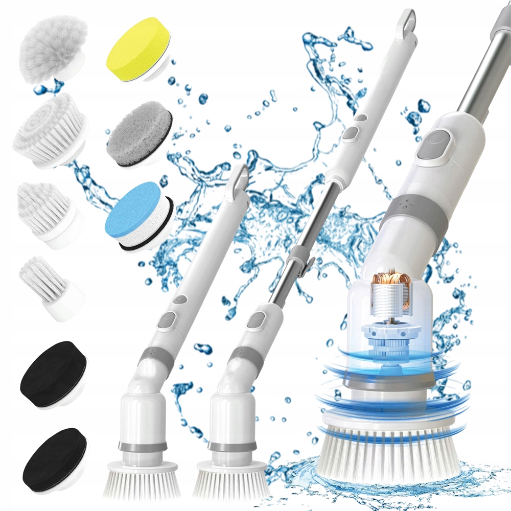 Levně 9V1 Bezdrátový Elektrický Rotační Kartáč Pro Čištění Mopu A Mytí