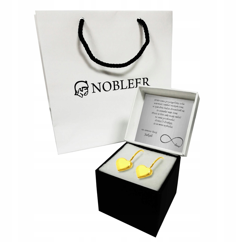 Złote kolczyki z cyrkoniami biedronki GRAWER 585 Rodzaj zapięcia angielski