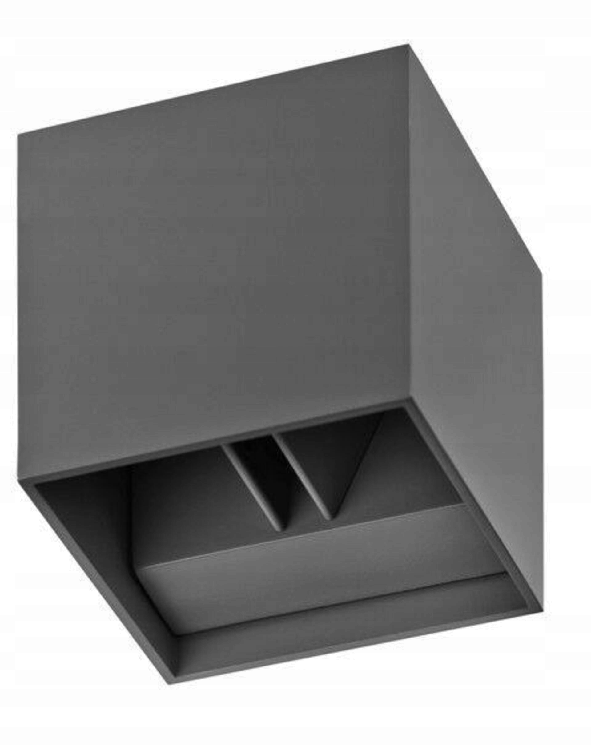 Led Vonkajšie nástenné svietidlo AZzardo Gambino 1 dark grey AZ0957 6W 480lm