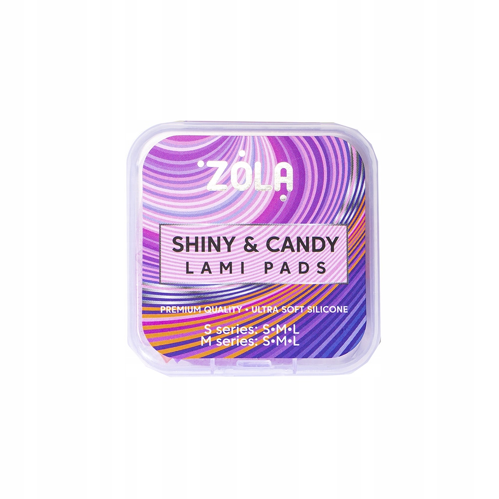 Sada silikonových válečků pro laminování řas Zola Shiny&Candy Lami Pads