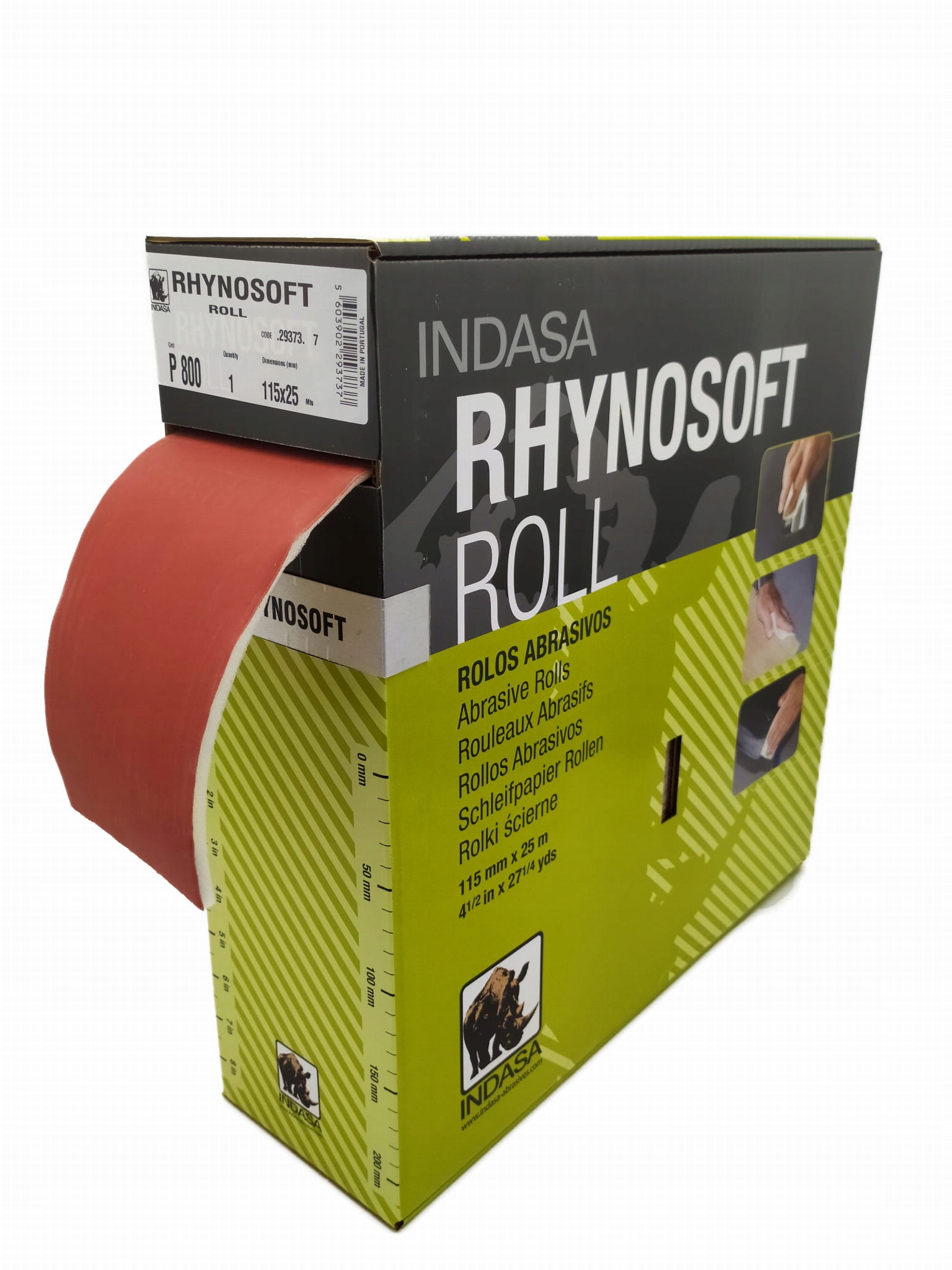 

Papier na gąbce P800 Indasa 1m 115 mm Indasa Soft