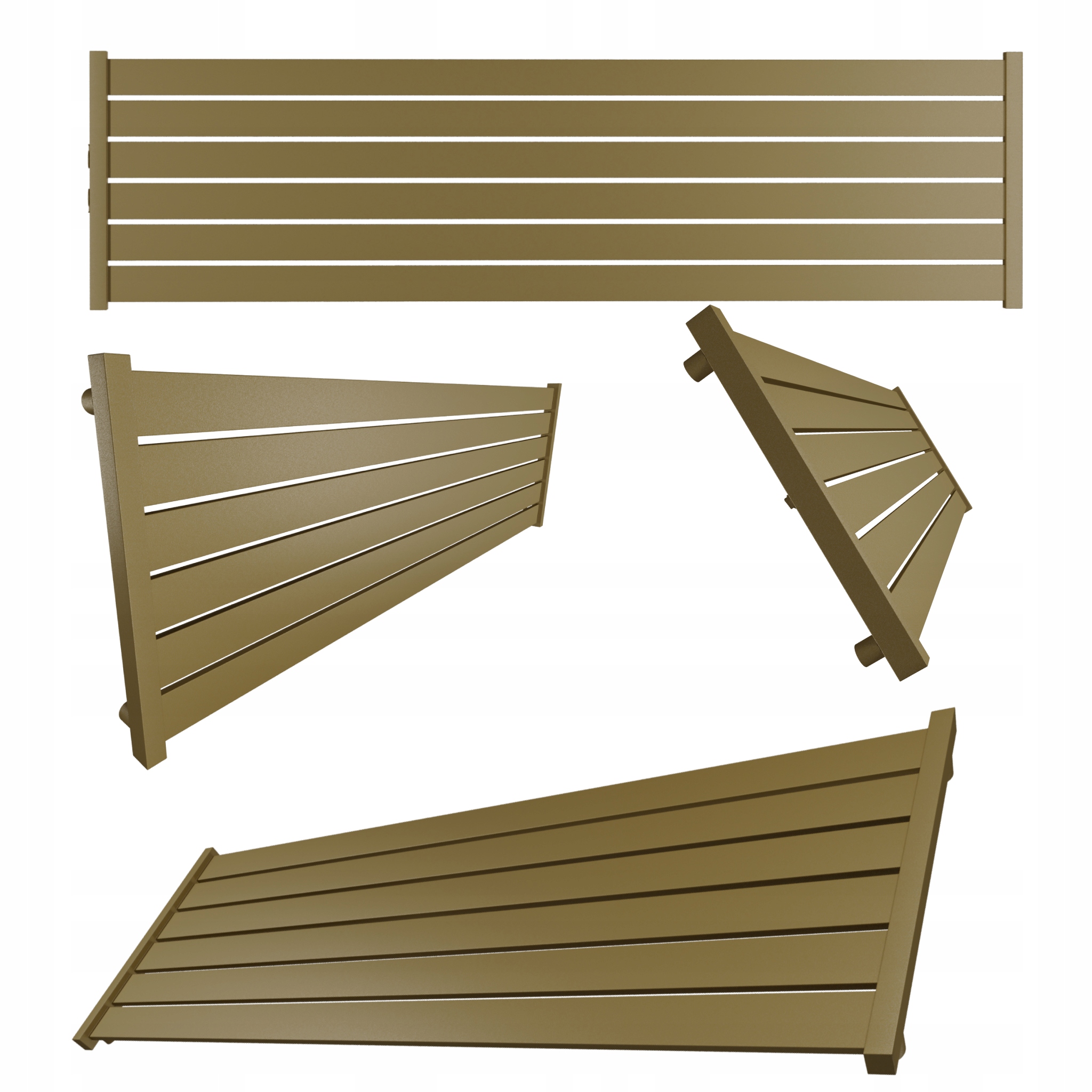 Dekorativní radiátor Lotus úrovně 61x140 Quartz 2