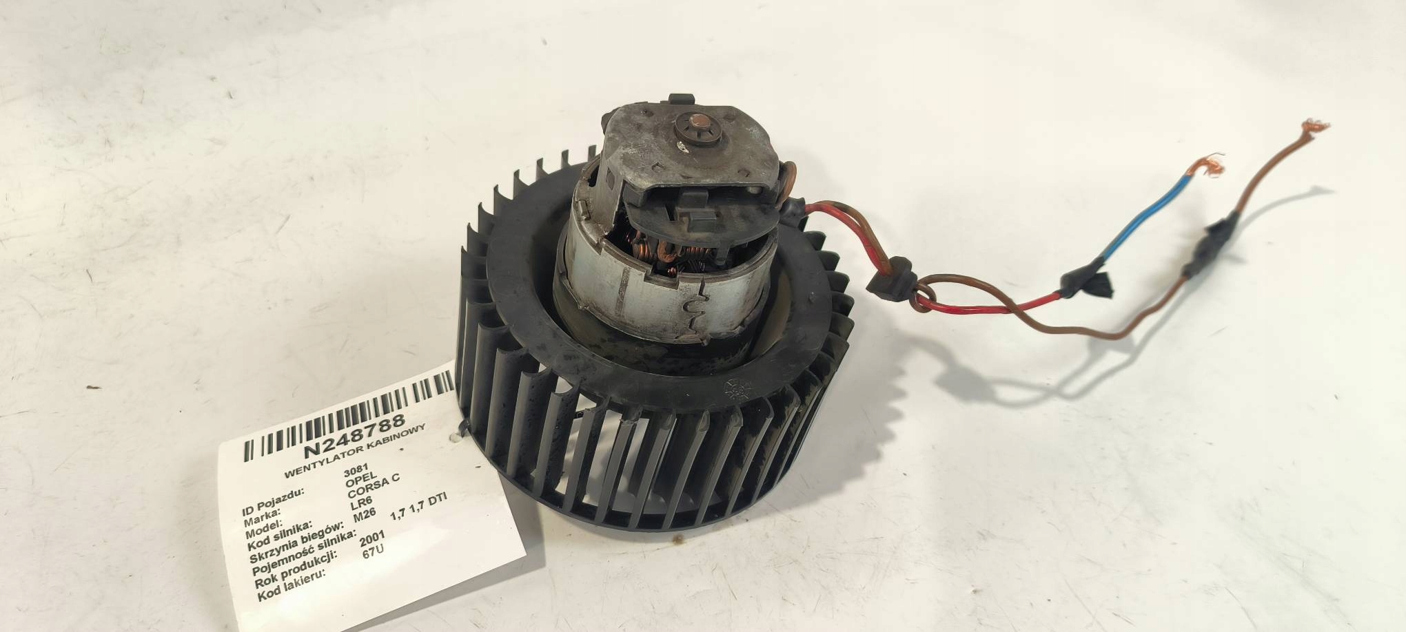 fan cab OPEL CORSA C