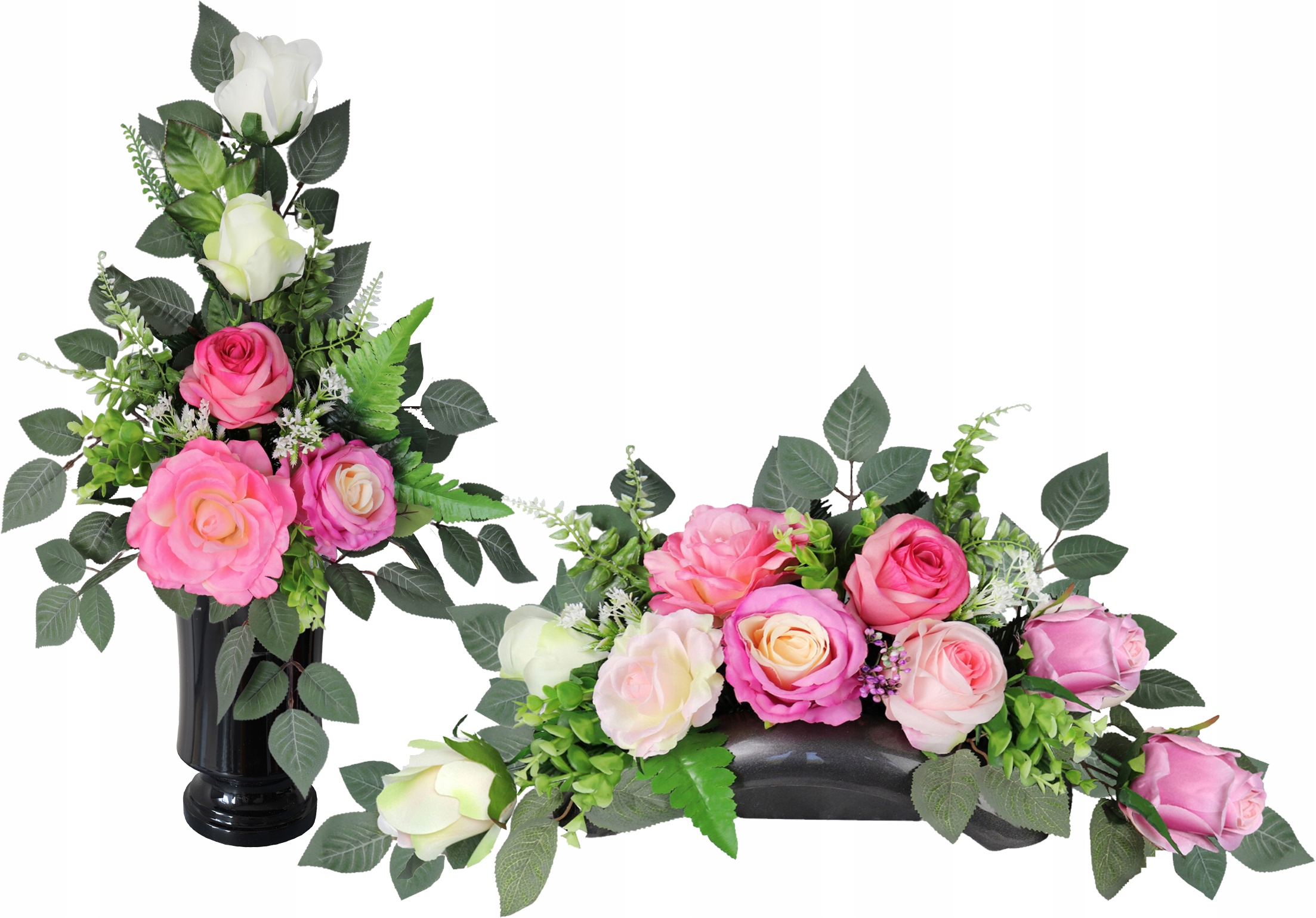 

Stroik bukiet Róża Róż/PASTELOWA