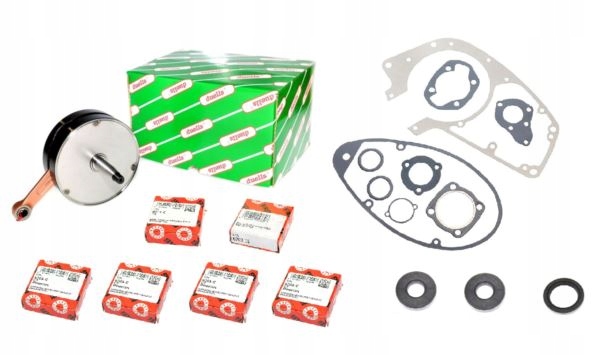 9921 - Коленчатый вал WSK 125 DUELLS подшипник FAG уплотнения