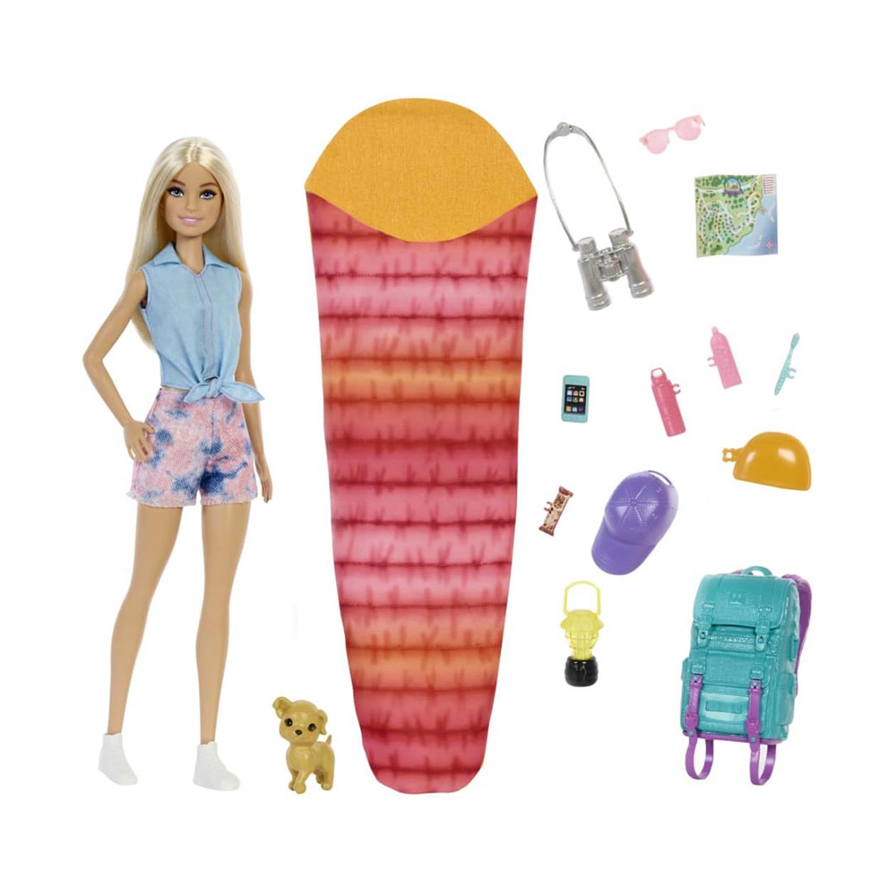 

Lalka Barbie Malibu na Kempingu akcesoria HDF73