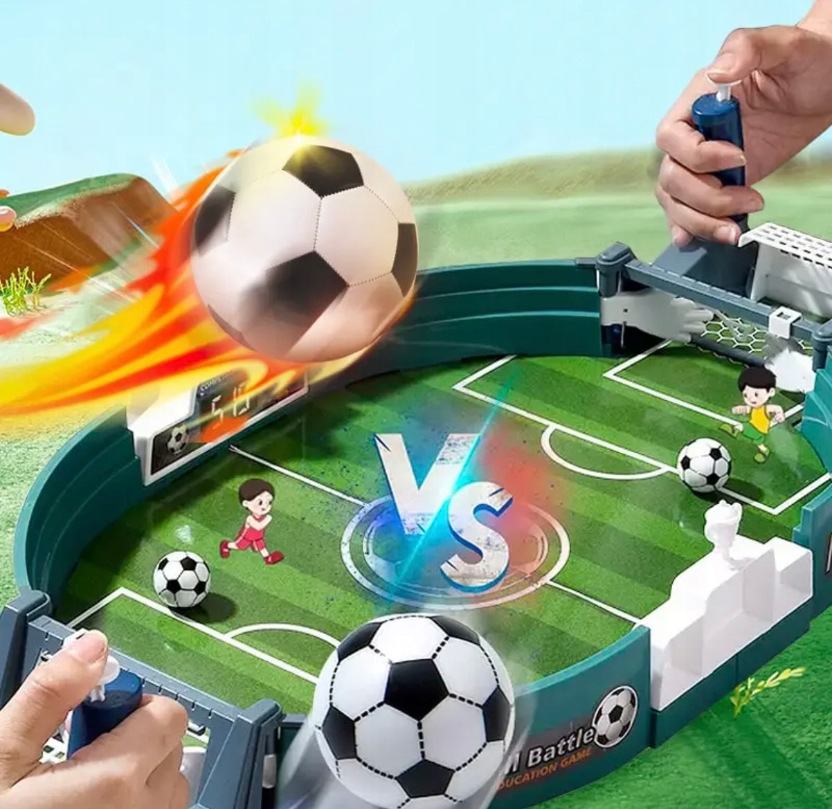 GRA PIŁKARZYKI STOŁOWE MINI GRA ZRĘCZNOŚCIOWA Marka bez marki