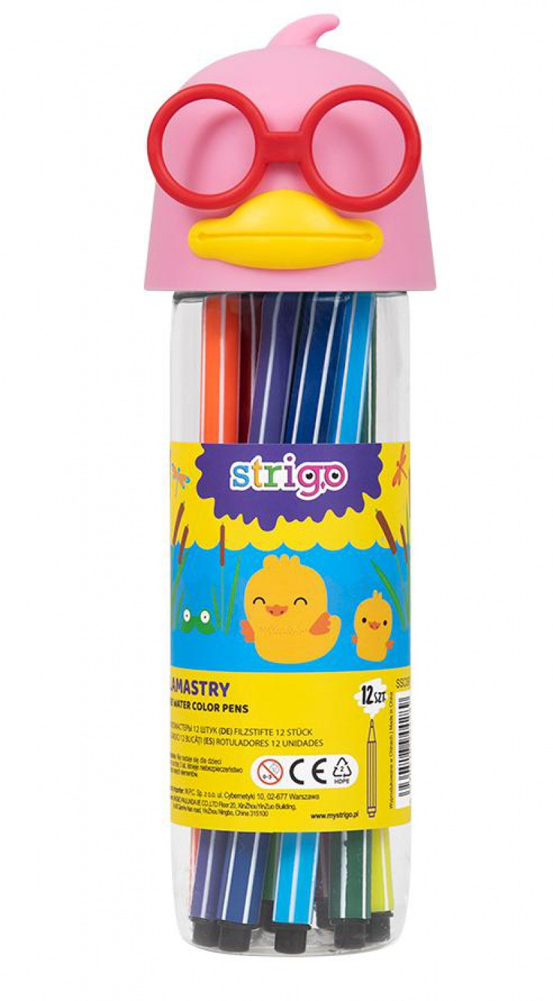 STRIGO FLAMASTRY 12 KOL. - Kaczka