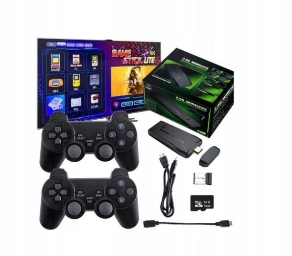 Televizní Hra Retro Mini Konzole 20000 Videohry Emulátor 2 Pady Hdmi