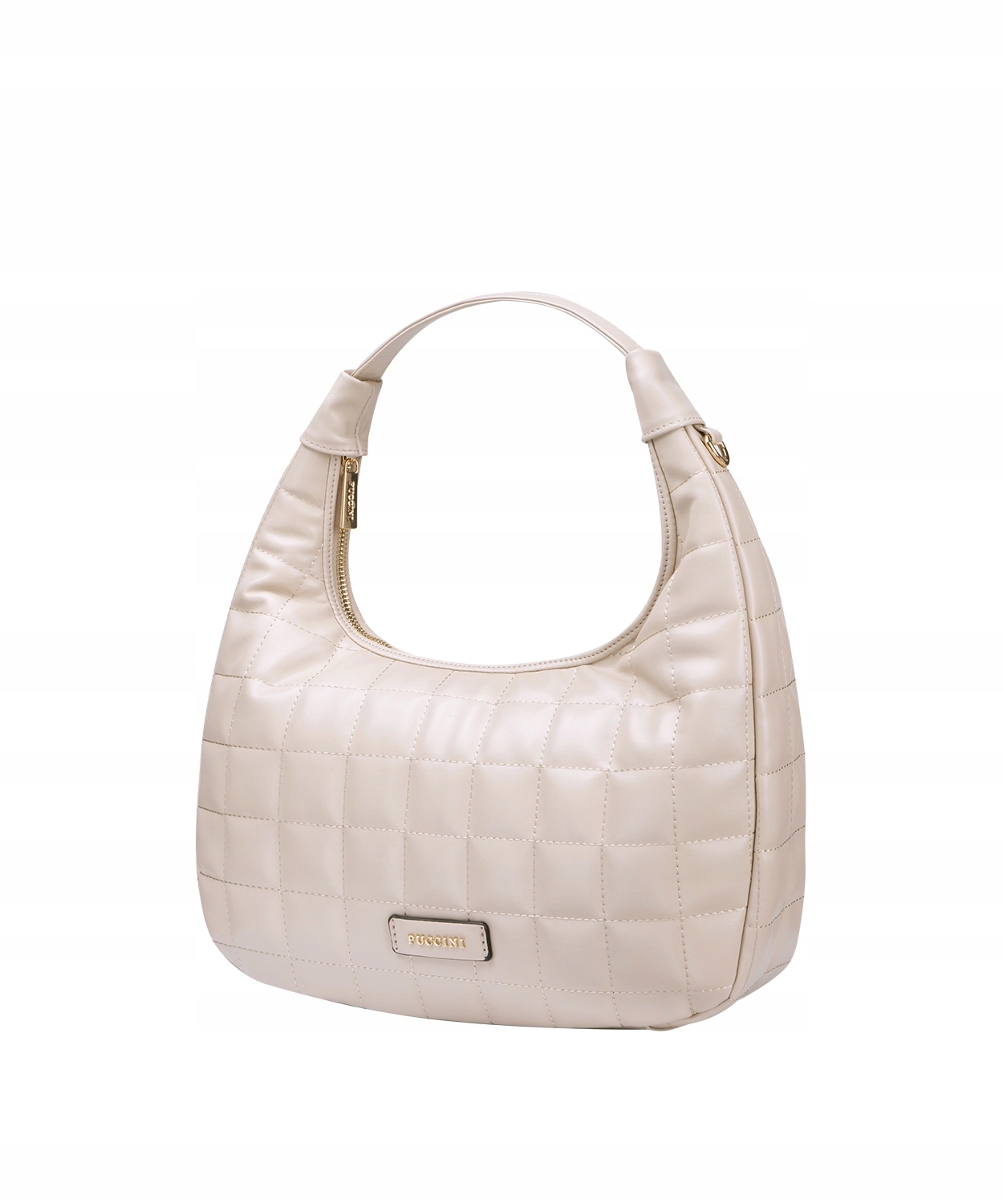 Dámská nákupní kabelka Crossbody Malá prošívaná Puccini Béžová BK1231163M-6B